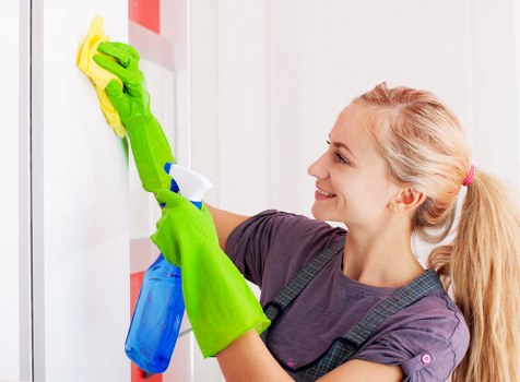 Deep cleaning service for a modern kitchen