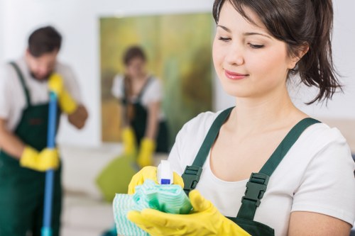 Detailed cleaning work in a Croydon property interior