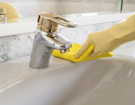 Professional cleaning supplies for short-term rental turnover